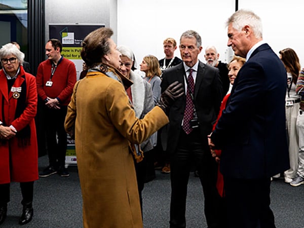 The Princess Royal visits QIB 4,3